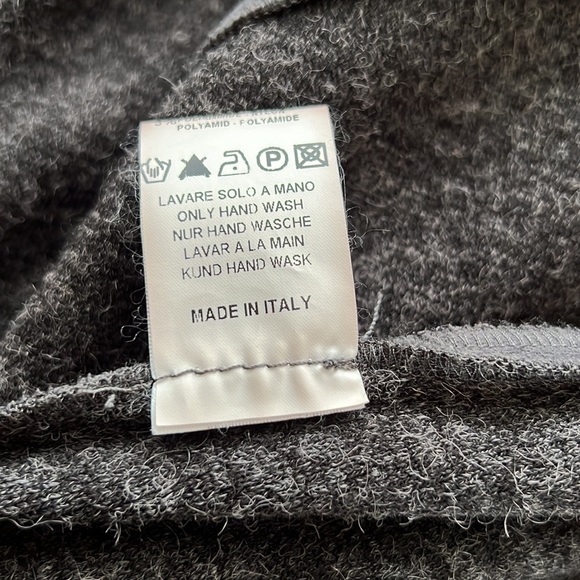 Transit 251 Charcoal Faux Suede & Wool Maxi Coat.  XS - Picture 11 of 16